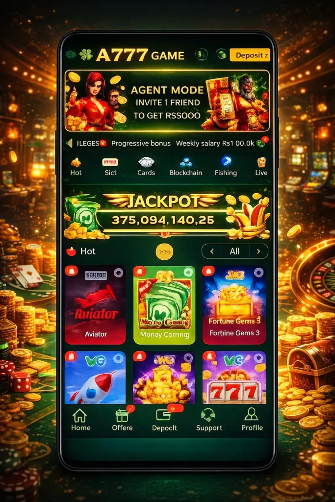 A777 Game Download Casino APK  App