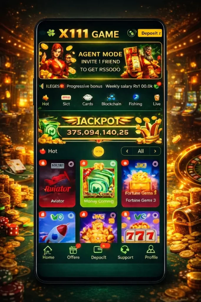 X111 Game Download Casino APK App